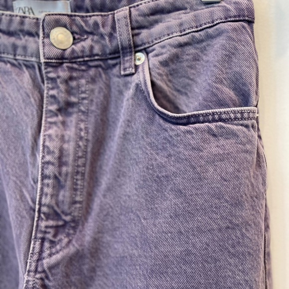 🌷Zara Woman’s High Rise Denim Jeans/ Pants Size:6 Preloved - Picture 7 of 13